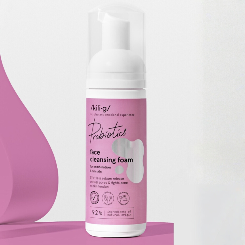 /KILI∙G/ -  probiotics - face cleansing foam - 150 ml.