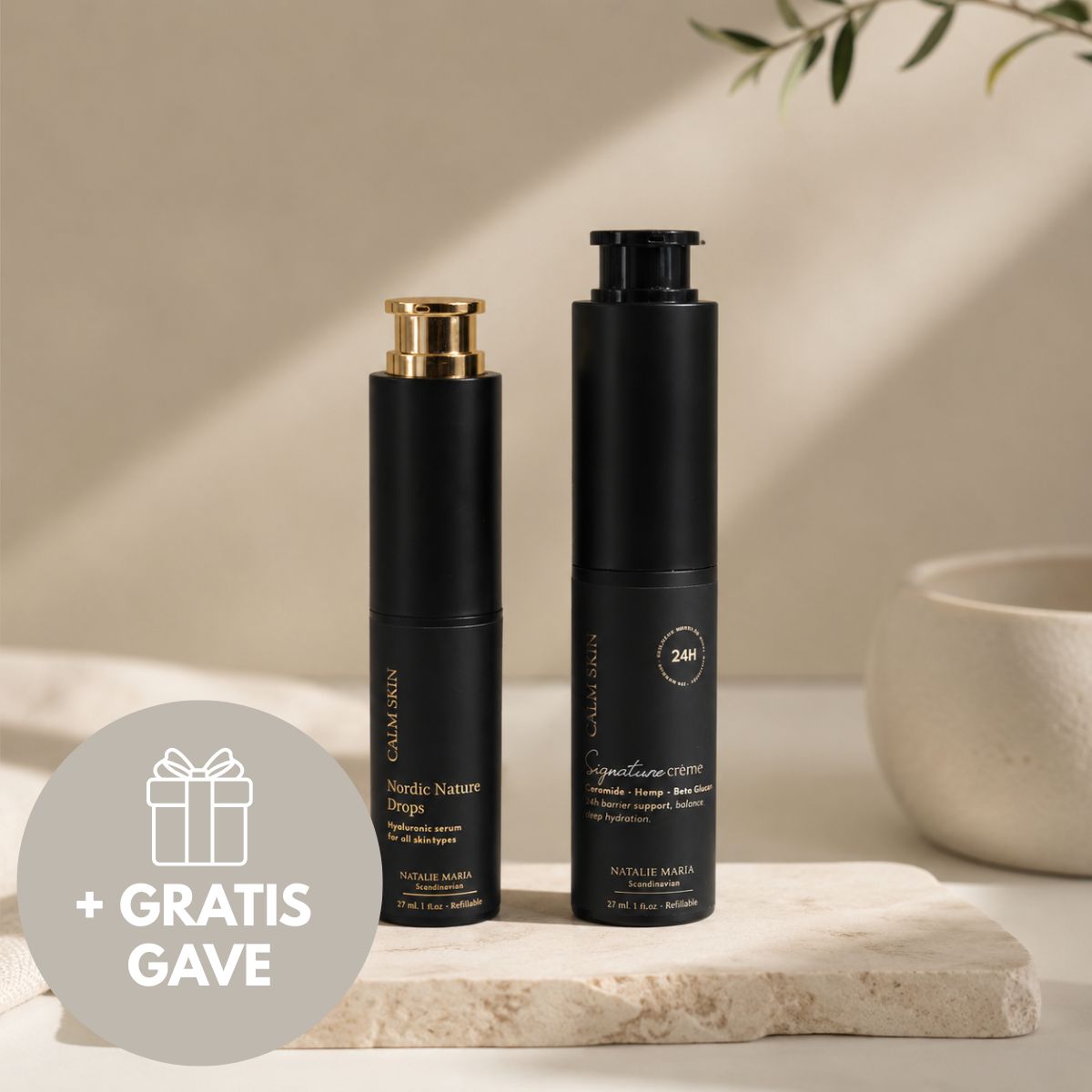 Natalie Maria Scandinavian | Serum & 24 h Signature creme + GRATIS gave