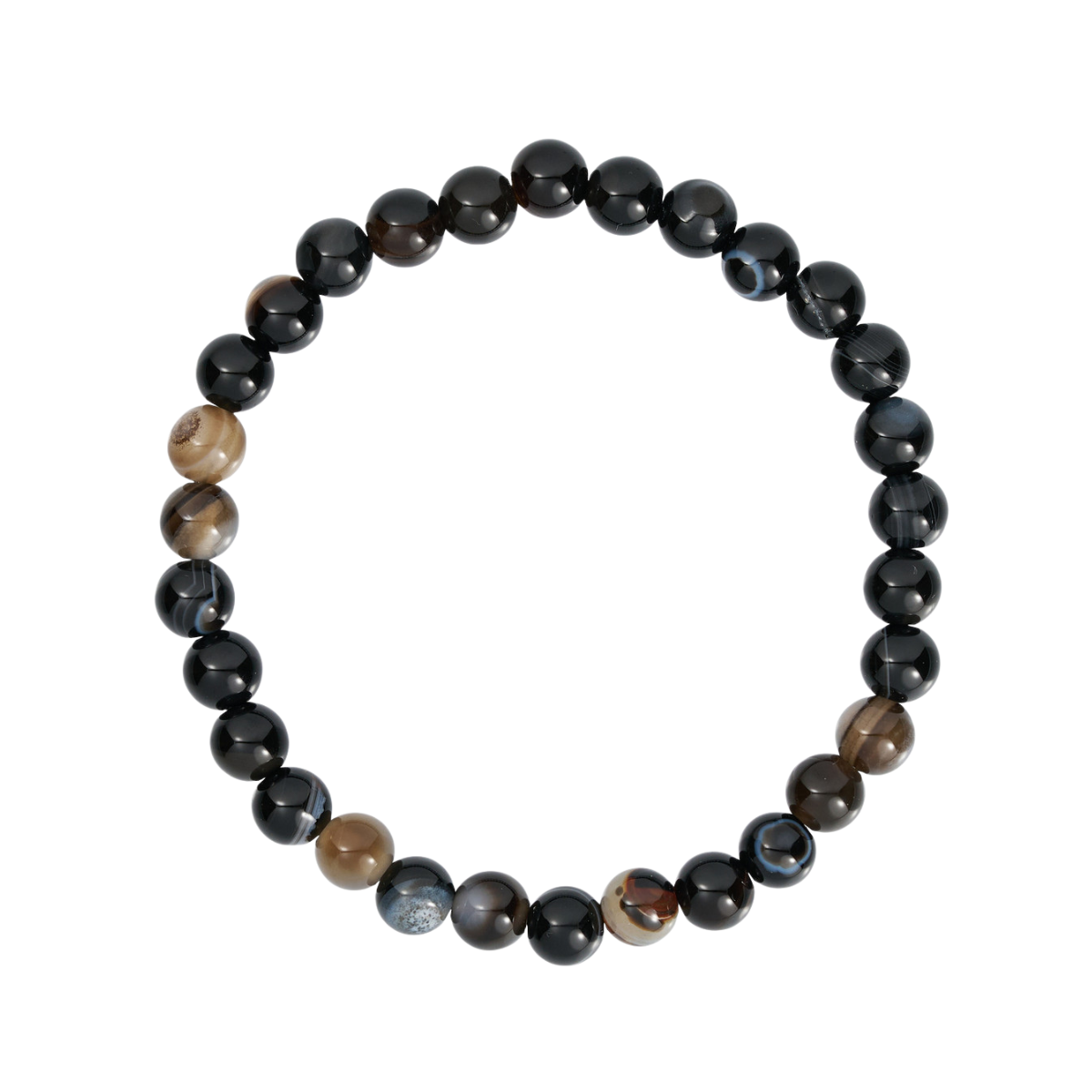 WOLFF JEWELRY -  Jalle Pearl Bracelet - Sort