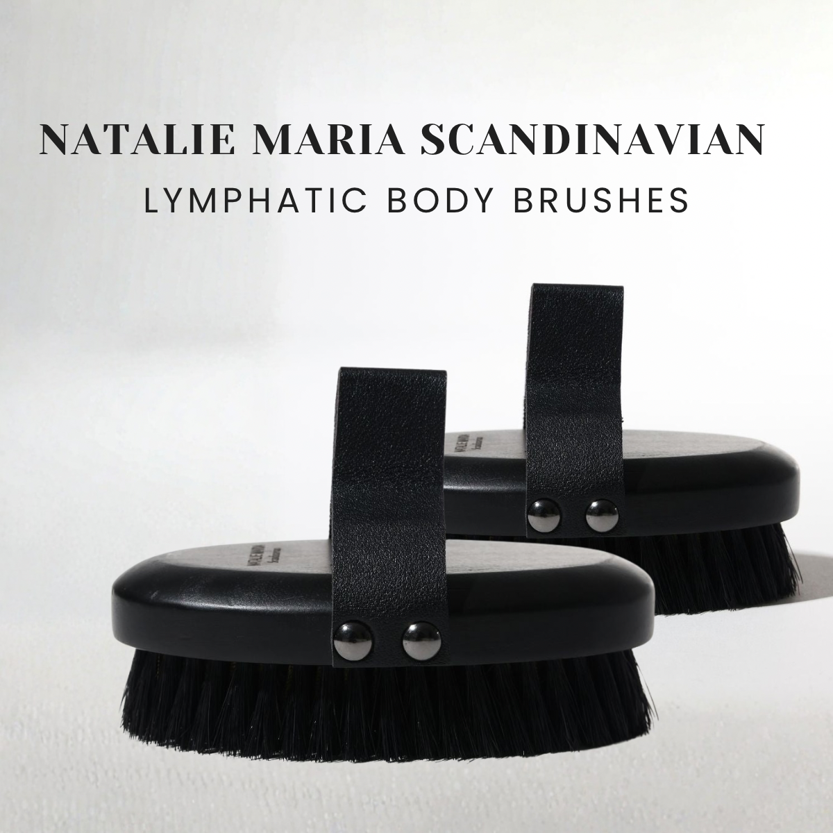 FORUDBESTILLING Natalie Maria Scandinavian - Pro Flow Lymphatic Dry Brushes - 2 stk.