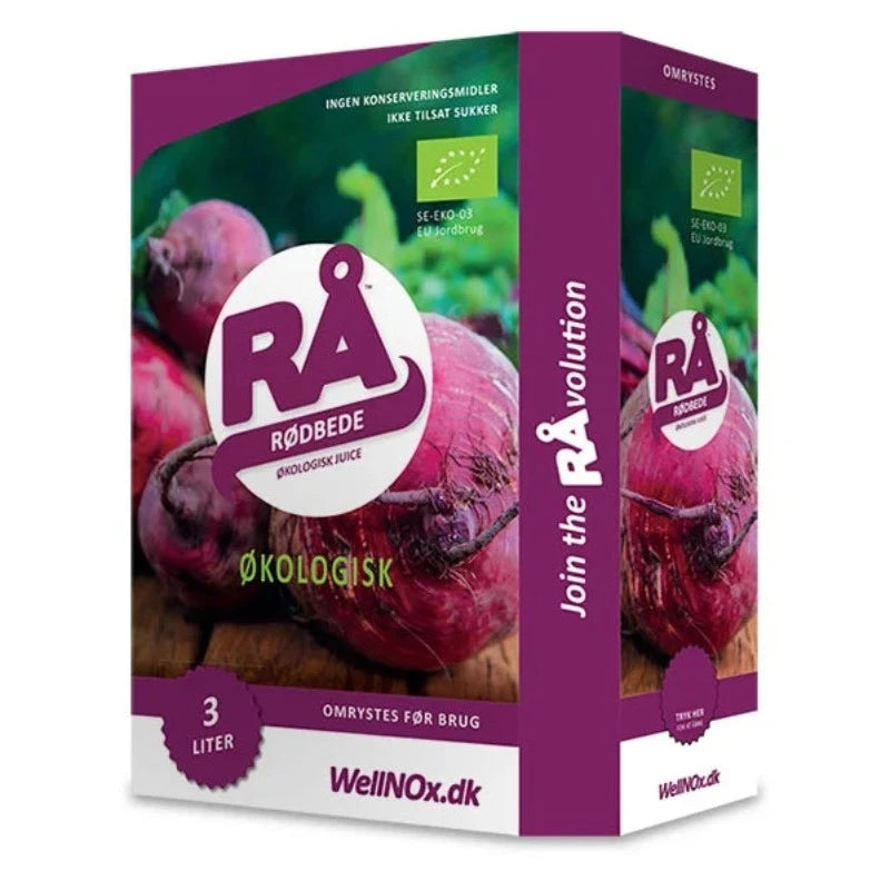 RÅ - ØKO RØDBEDE - KOLDPRESSET Juice - 3 L