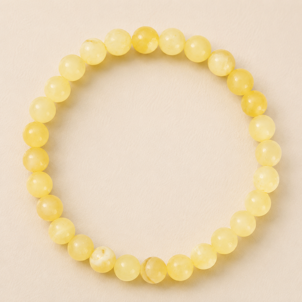 WOLFF JEWELRY -  Jalle Pearl Bracelet - lys gul