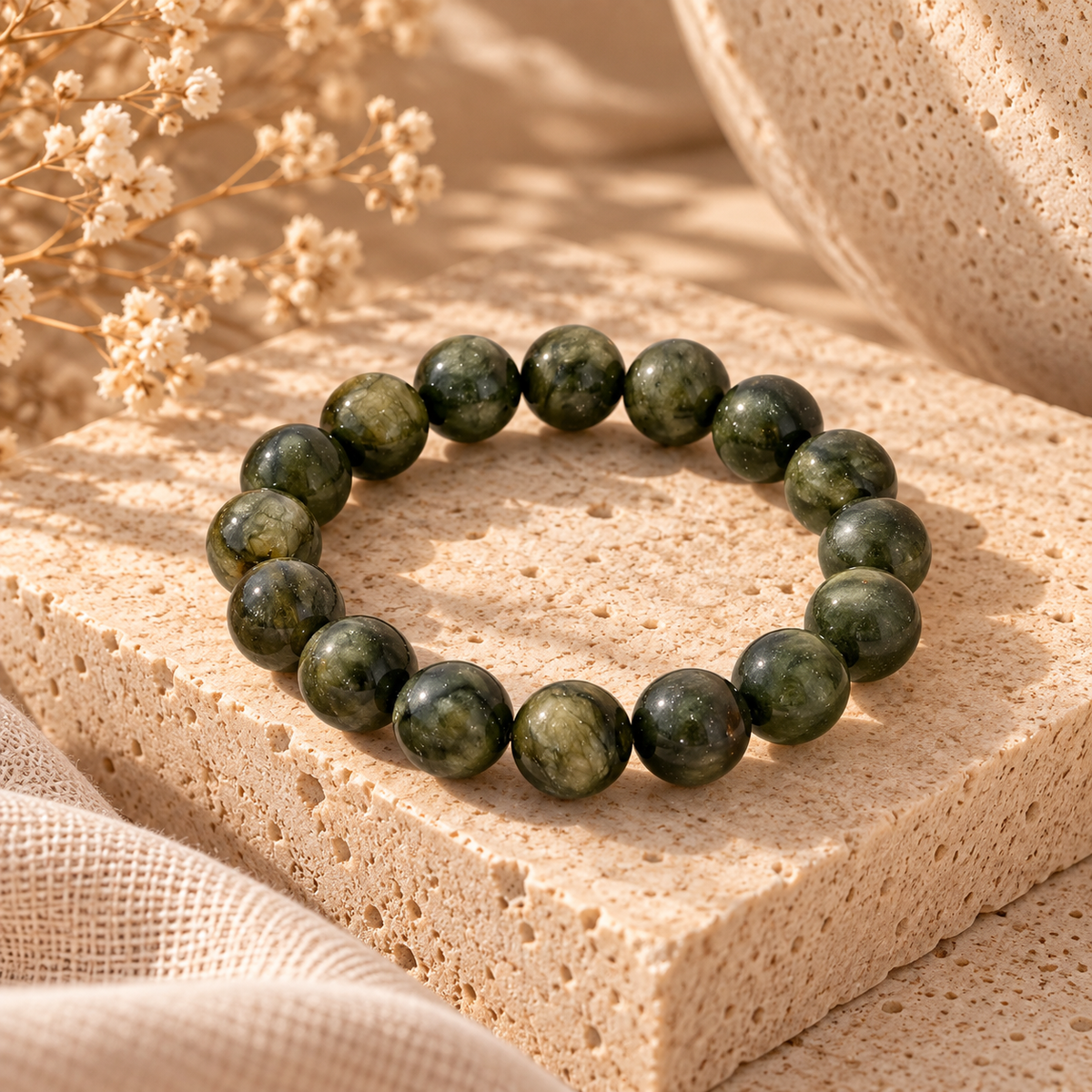 Wolff Jewelry - Jusi Pearl armbånd - Army