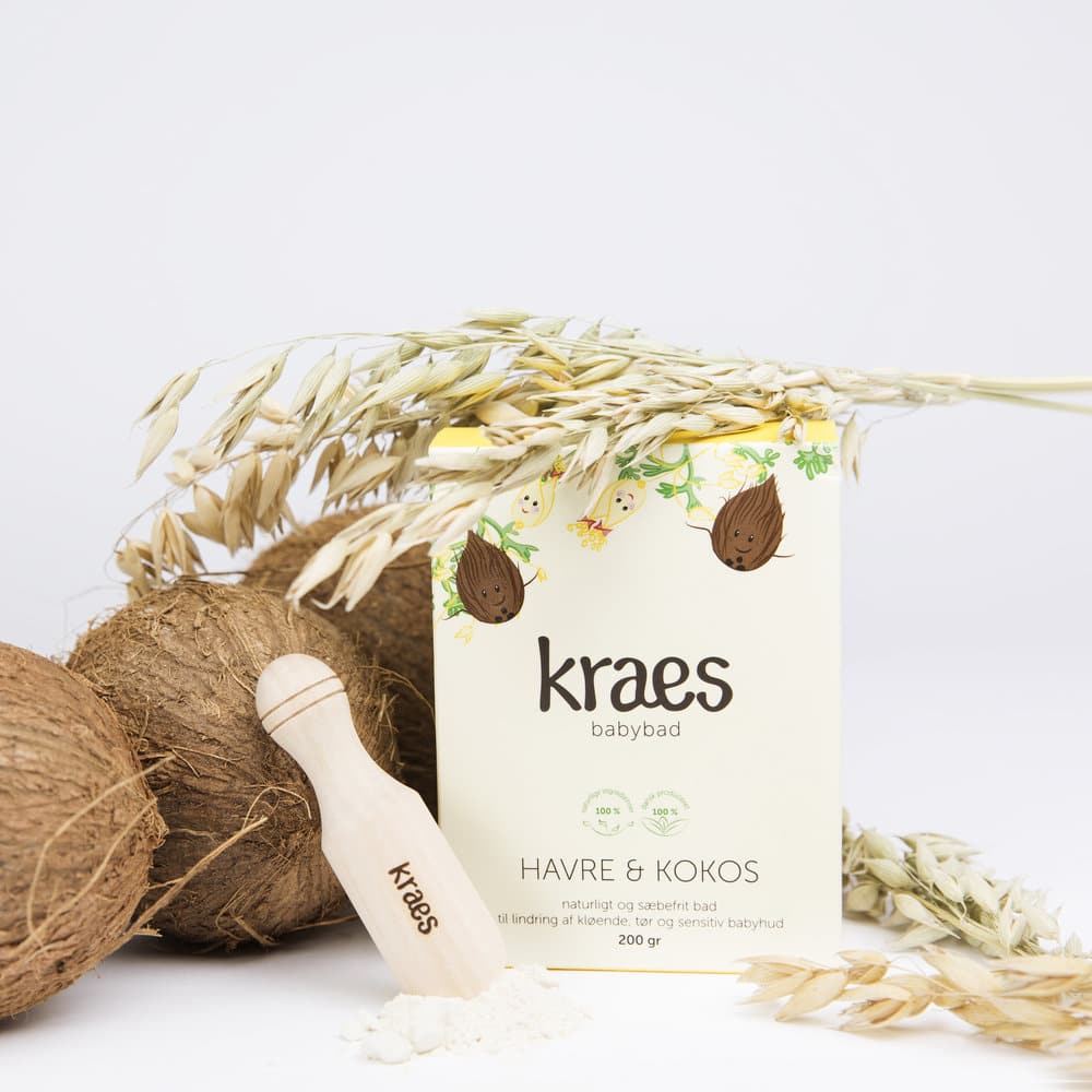 Kraes - babybad  havre & kokos - 200g
