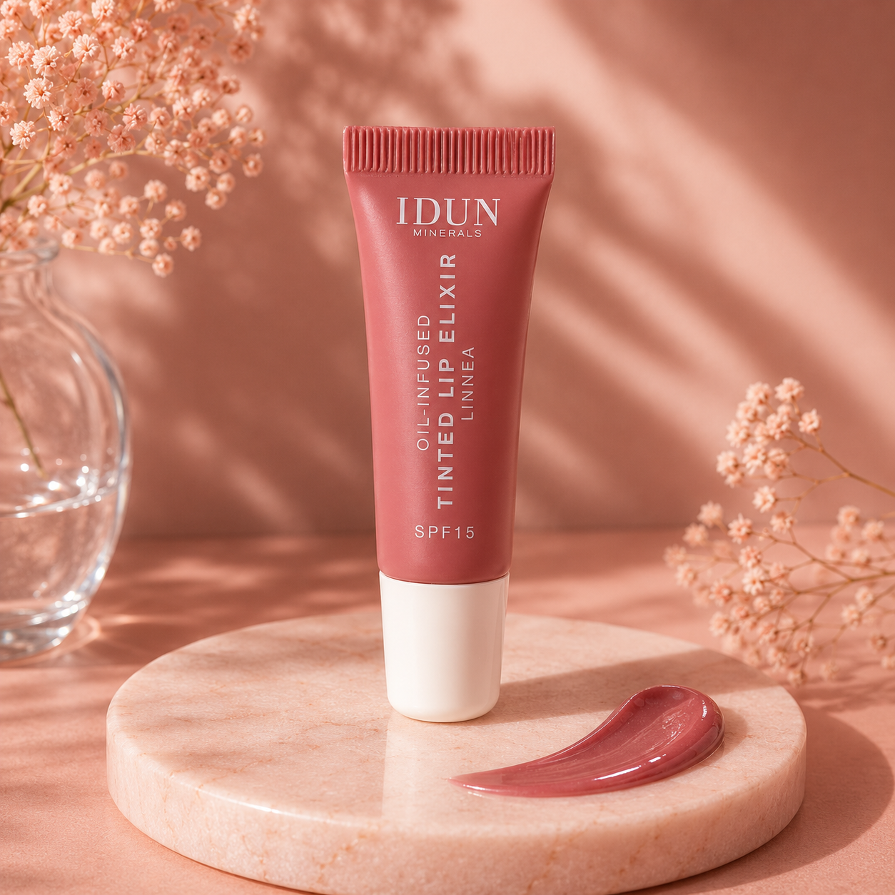 Idun - Oil-Infused Tinted Lip Elixir, SPF 15 (3 farver)