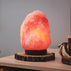 NAMISO - Himalaya salt USB lampe naturel pink (Skiftende farver)