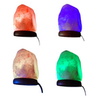 NAMISO - Himalaya salt USB lampe naturel pink (Skiftende farver)