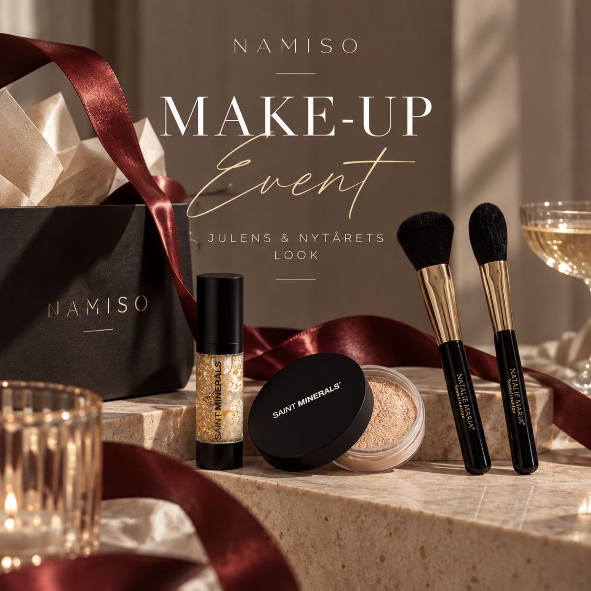 Make-up event | Få hands on på julen & nytårets make-up look | 28. oktober