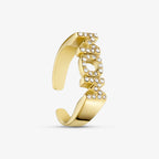 Wolff Jewelry - MOM Shine Ring - 18 karat guldbelagt (Justerbar)