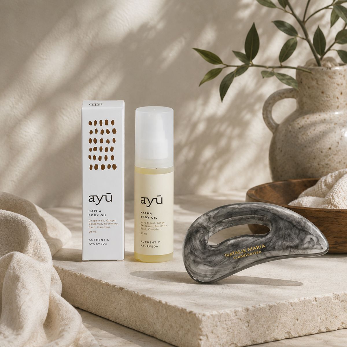 Nordic Flow Ritual - Body olie & Gua Sha