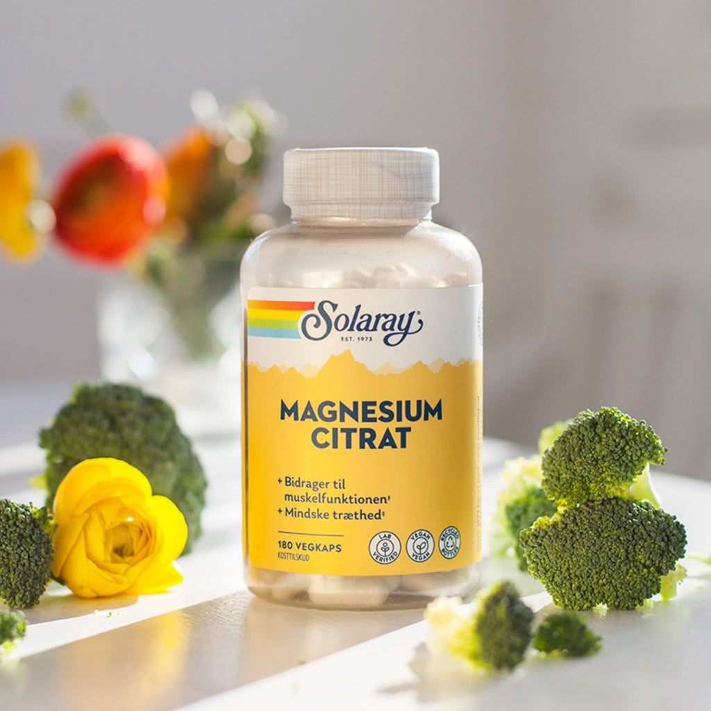 Solaray - Magnesium Citrat - 180 kapsl