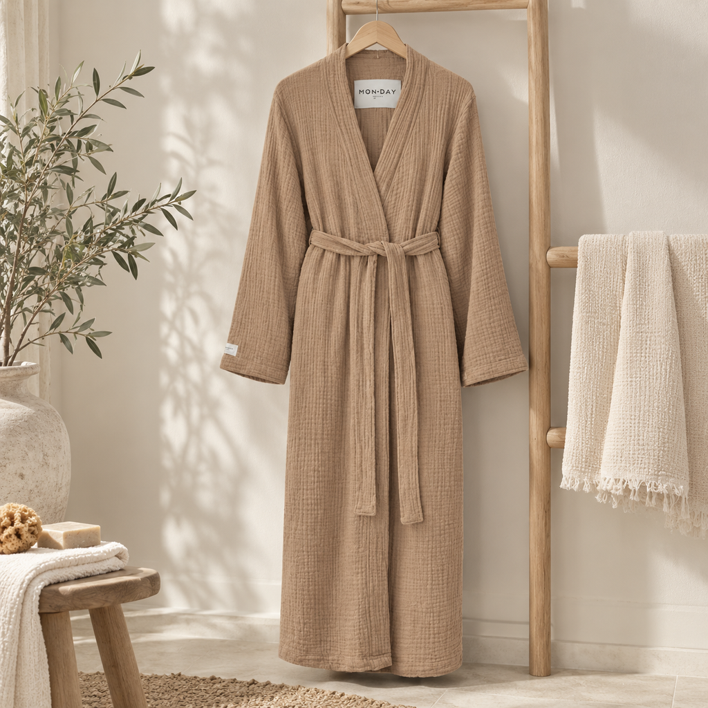 MonDay Bliss - Muslin kåbe - Portobello