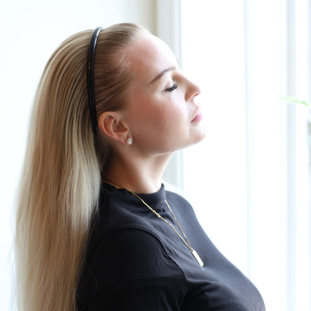Célestine - Hårbøjle - Sort