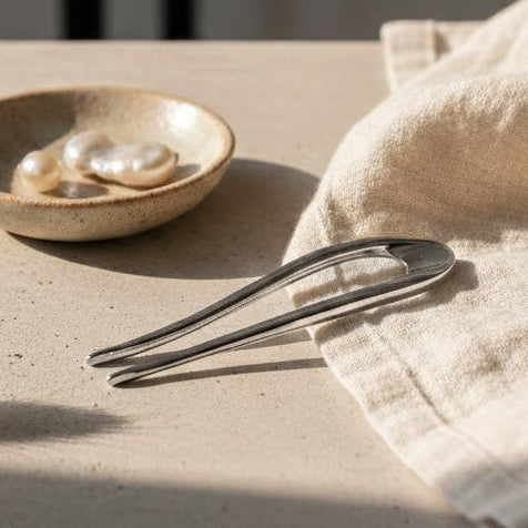 NAMISO - Luna stor hårnål - Sølv