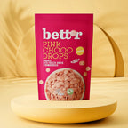 Bett'r - Chokoladeknapper -Pink  m. frysetørrede jordbær - 200g
