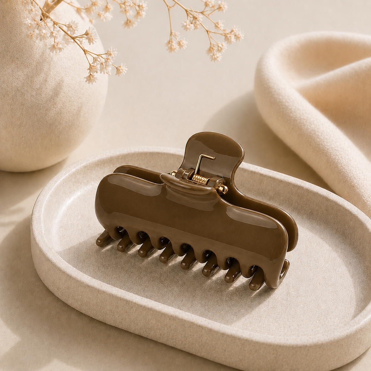 Namiso - Nia - elegant hårklemme - Brown