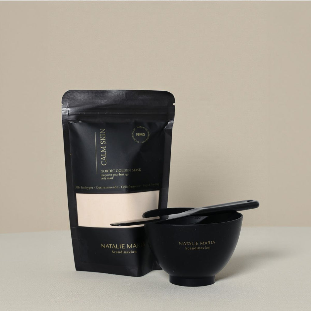 Natalie Maria Scandinavian | Calm Skin Nordic Golden Mask inkl. skål