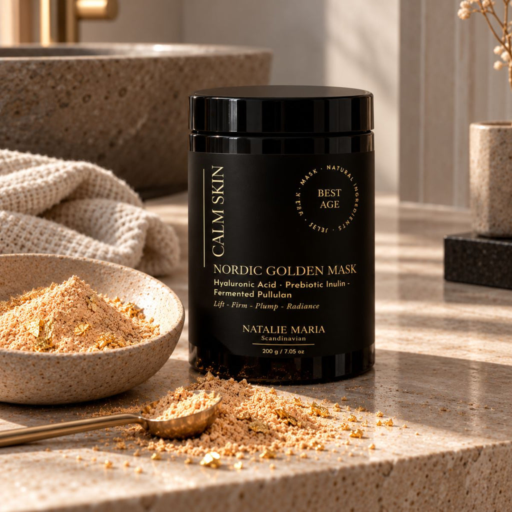 FORUDBESTILLING | Natalie Maria Scandinavian | Calm Skin Nordic Golden Mask