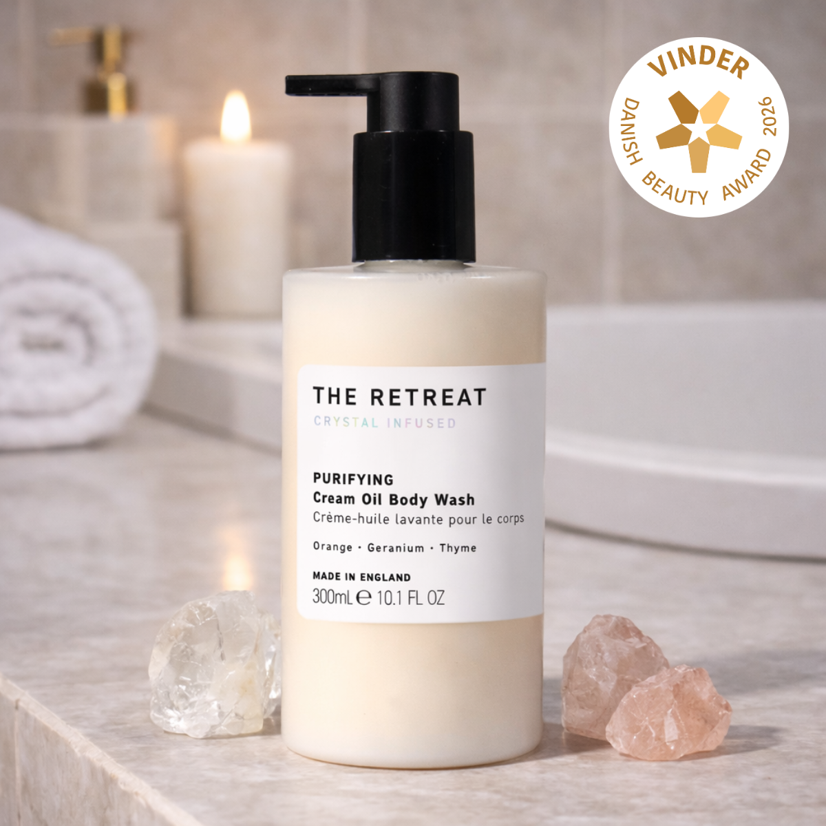 THE RETREAT - PURIFYING Cream Oil Body Wash - 300 ml.