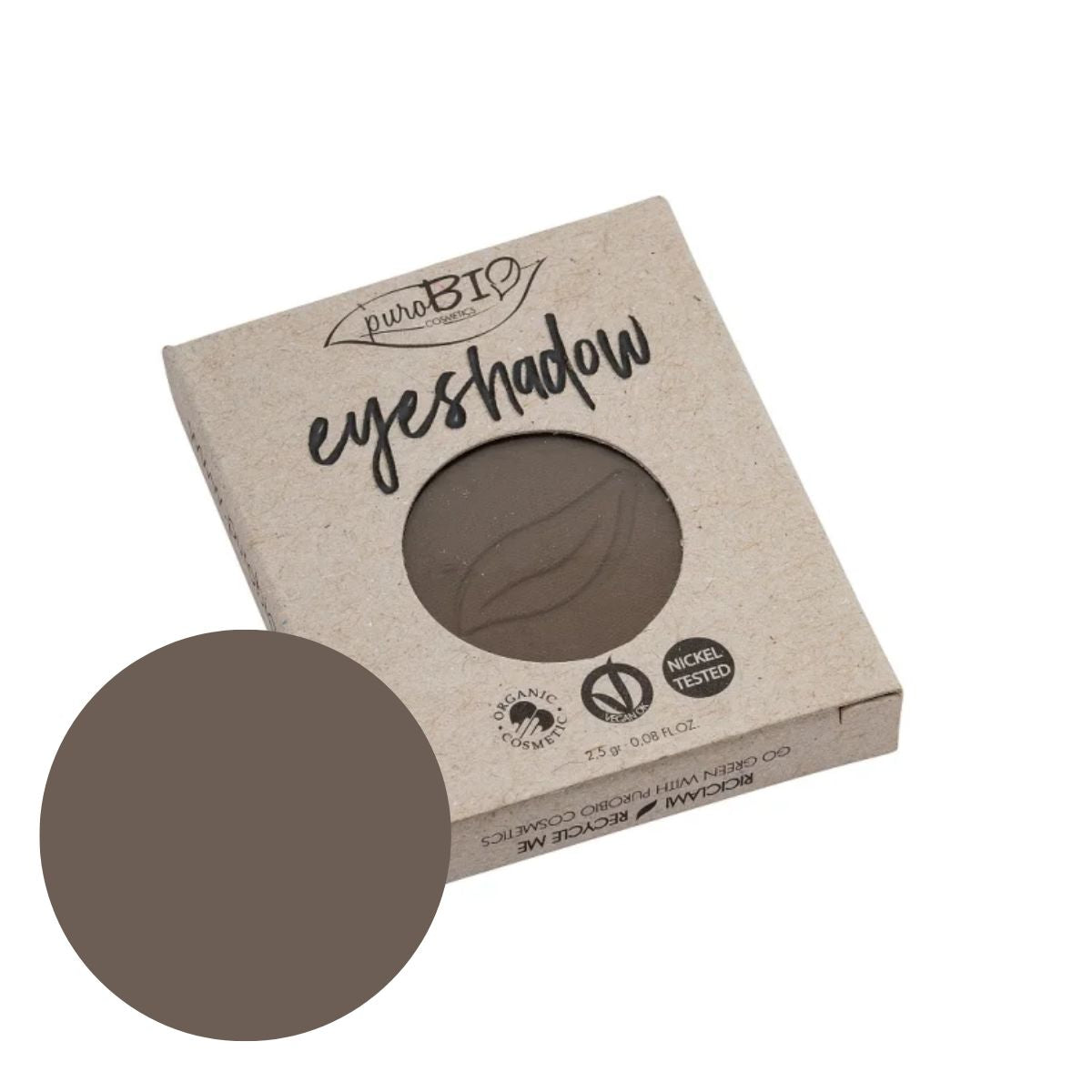 puroBIO | Compact Eyeshadow cold brown 014 - Refill