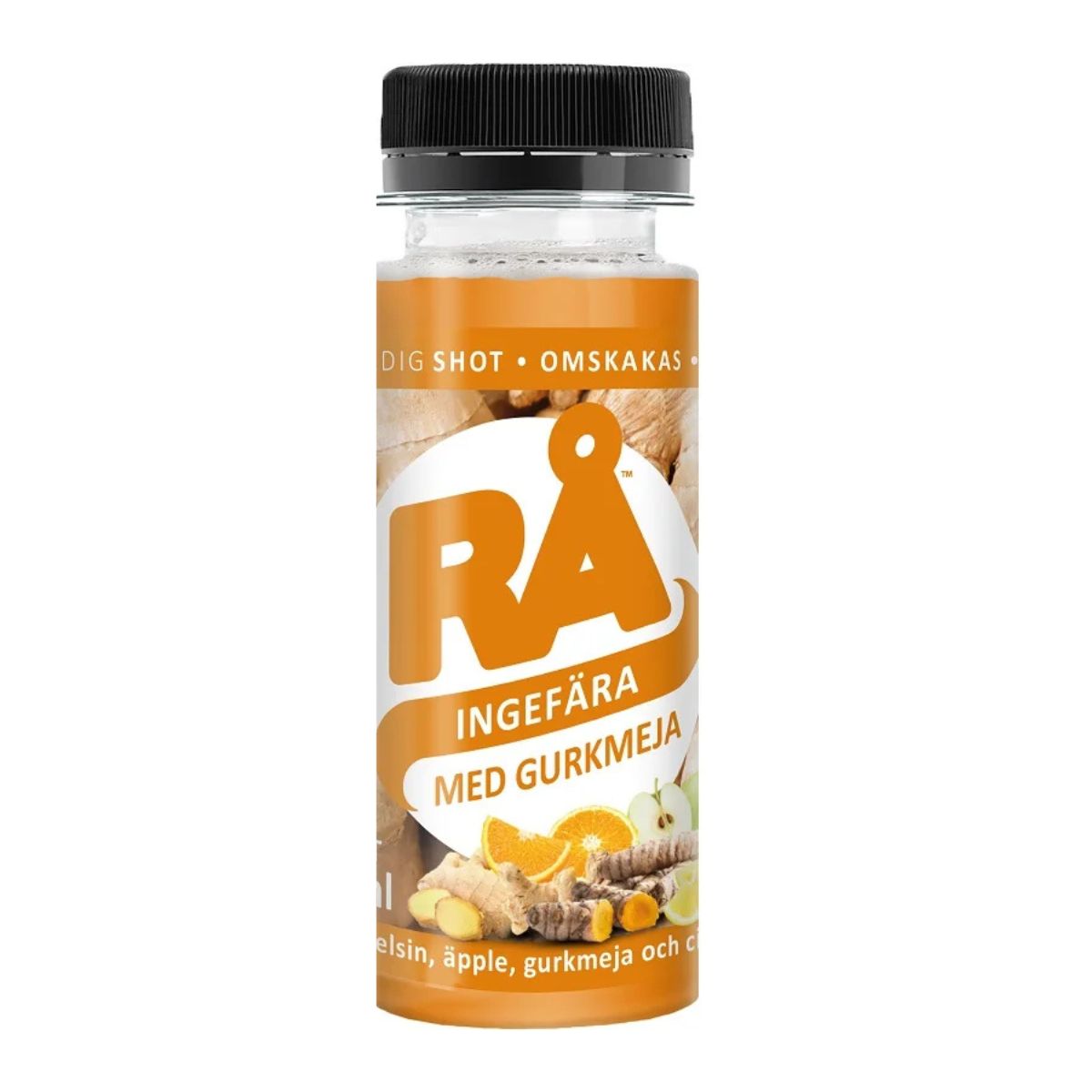 RÅ | Ingefær shots - Gurkemeje - 65 ml