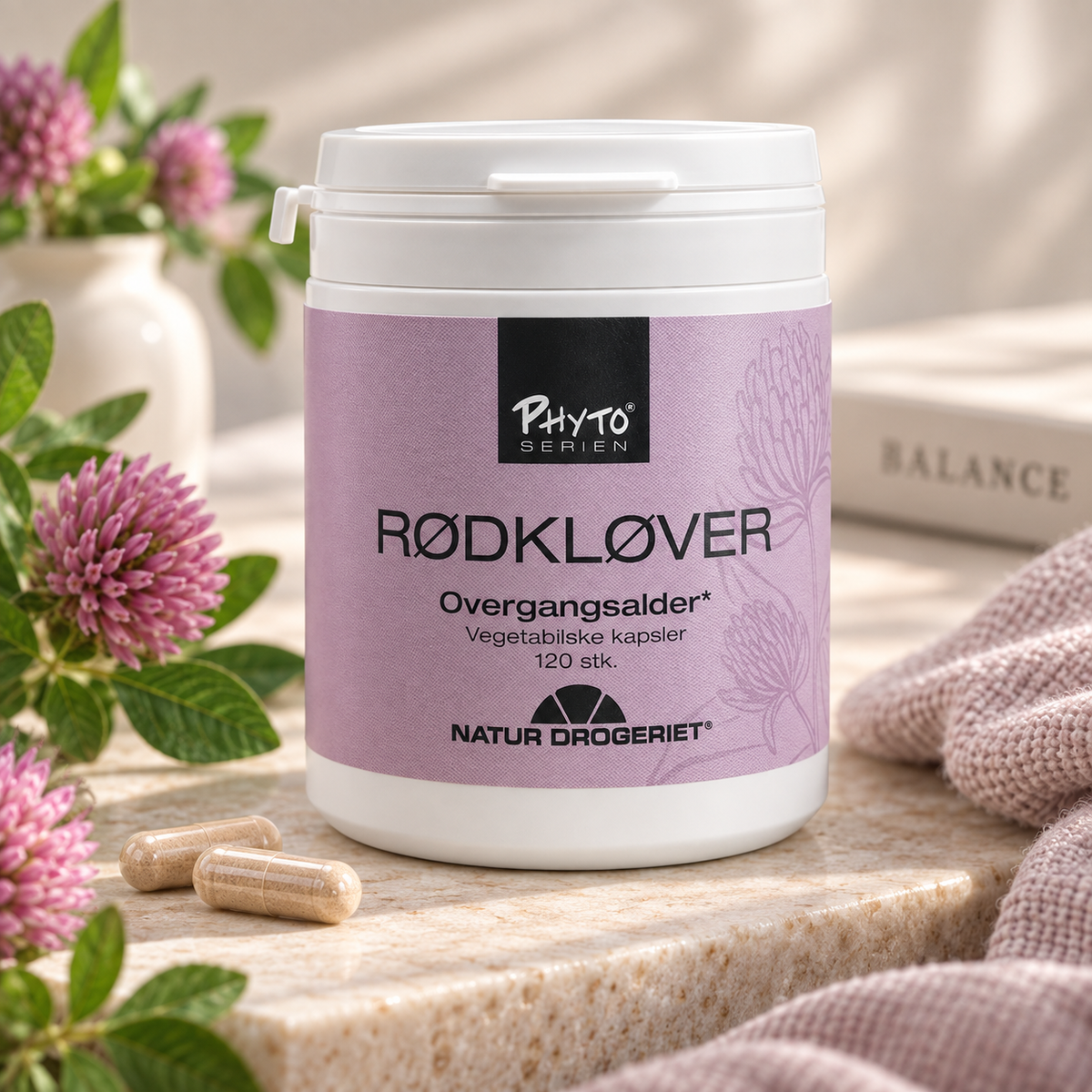 Natur Drogeriet - Rødkløver kapsler - 120 stk.