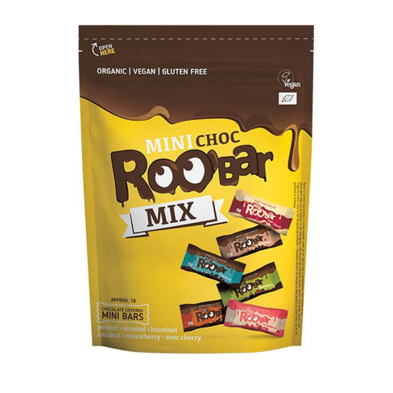 Organic Mix | Roobar Mini Choco Bars - ca. 18 stk. – Namiso