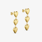Wolff Jewelry - Rustic Heart Earrings