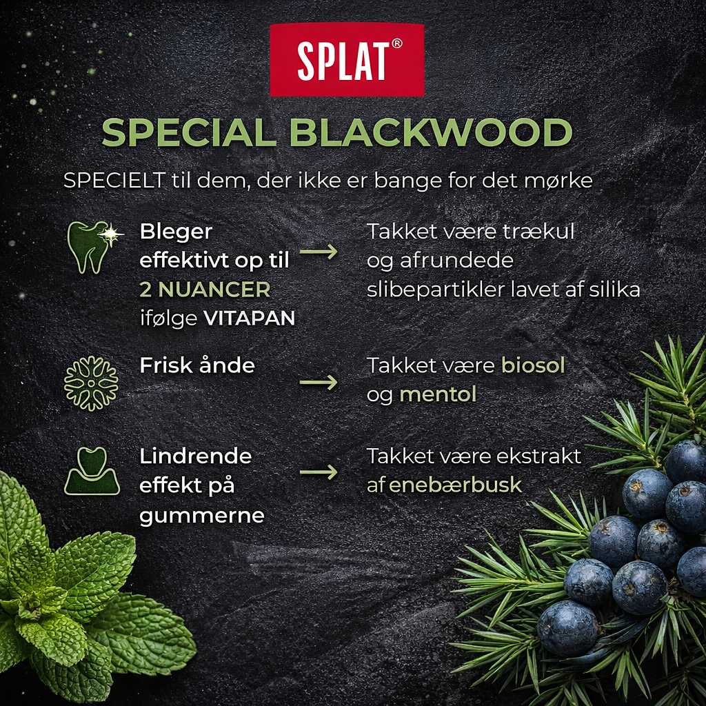 SPLAT® - TANDPASTA BLACKWOOD
