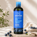 Be Care Love - Superfoods - Moisturizing Shampoo - Very Blueberry Cherry - (God til sarte og følsomme hårbunde) - 355 ml