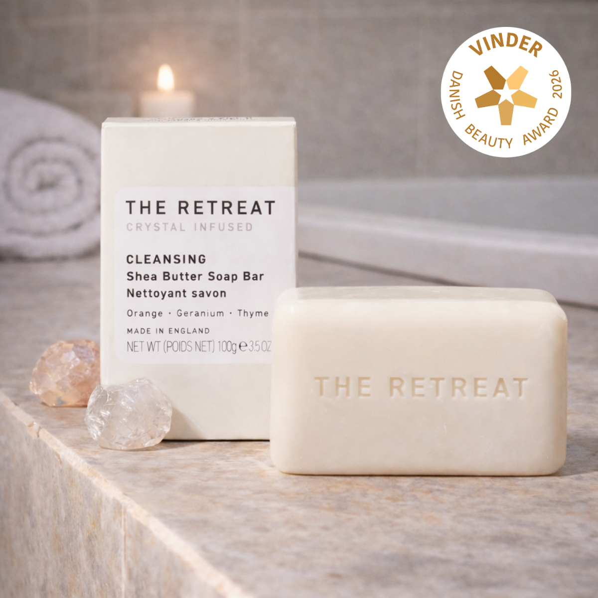 THE RETREAT - CLEANSING Shea Butter Soap Bar - 100 gr.