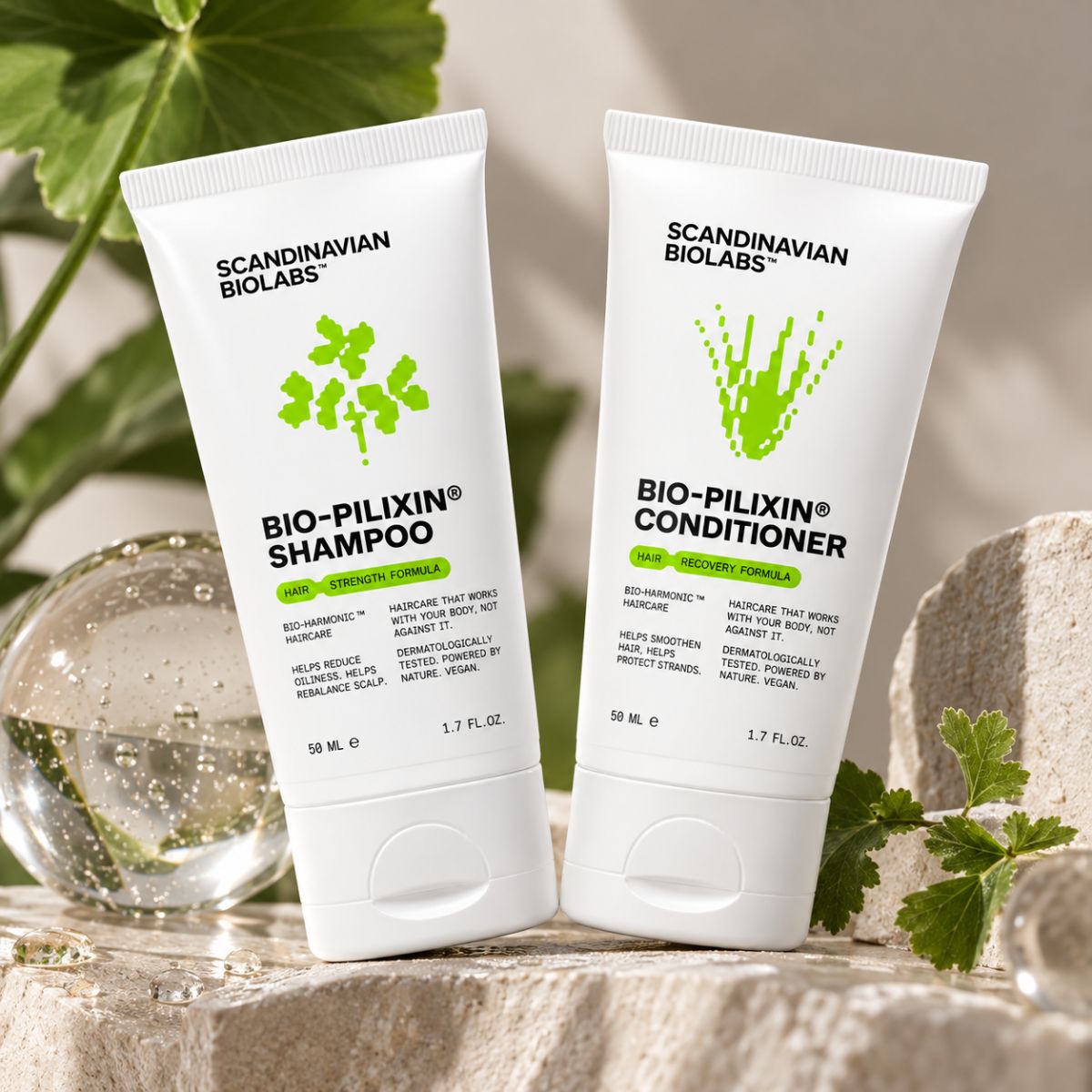 Scandinavian Biolabs | Shampoo & Conditioner - Travel size