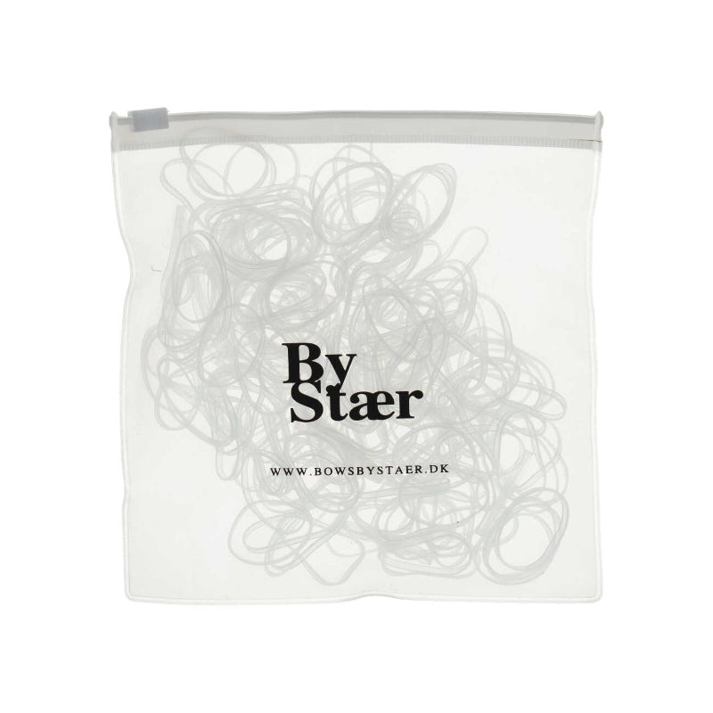 Silikoneelastikker - Klar - 200 stk
