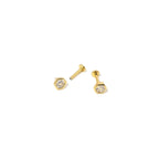 DROPPS BY SZHIRLEY - STJERNE ØRERINGE SÆT - #STARCKLY - 18 KARAT FORGYLDT STERLING - LIMITED