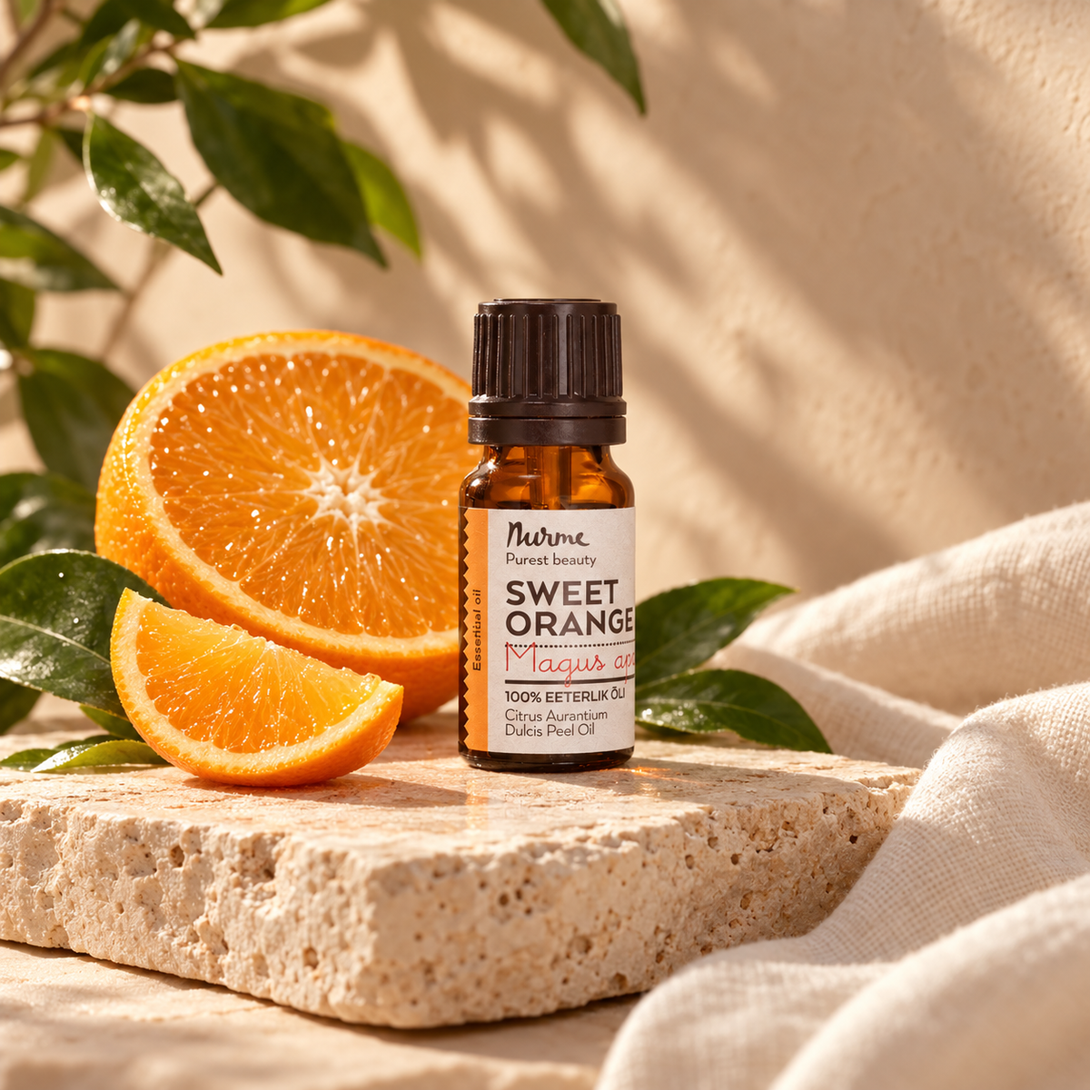 Nurme - 100% æterisk olie - Sweet Orange - 10 ml.