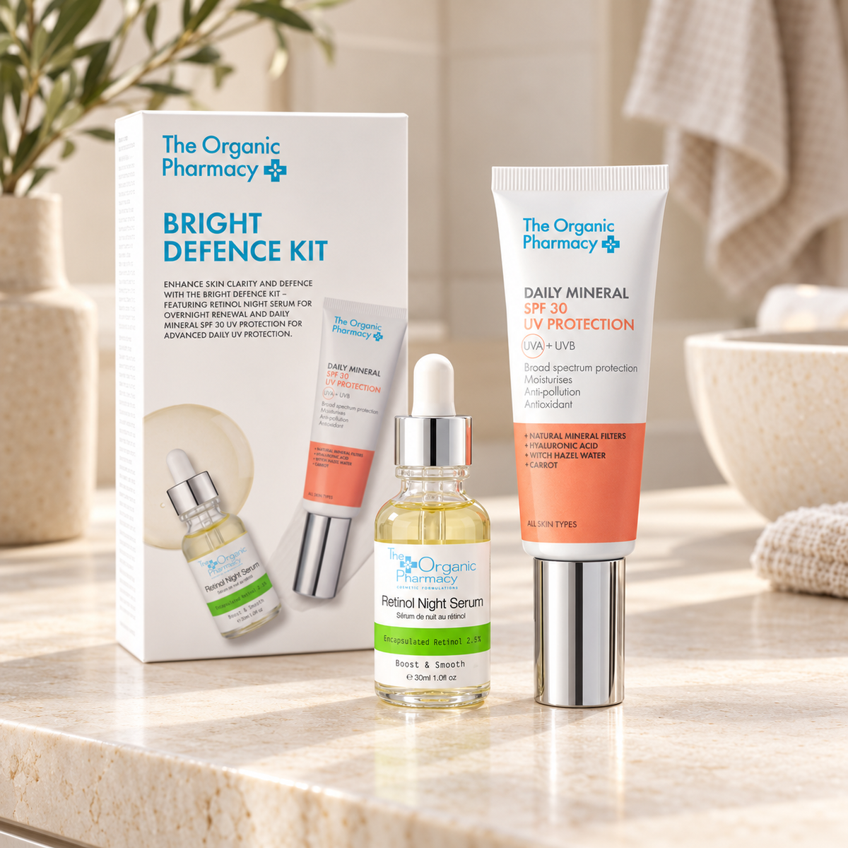 The Organic Pharmacy - TOP Bright Defence Kit