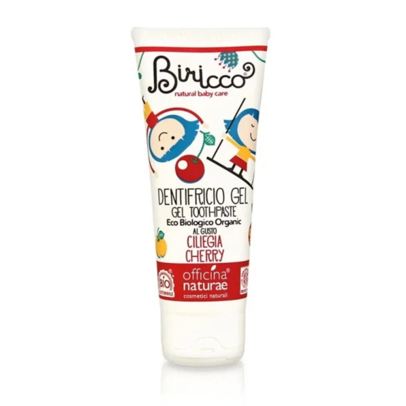 Officina naturae - Børnetandpasta – Kirsebær (fluoridfri) 75ml
