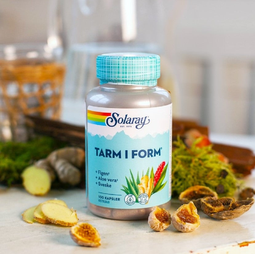 Solaray - Tarm i Form - 100 kapsler