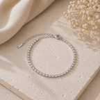 Wolff Jewelry - Crystal Tennis Bracelet - Sølv