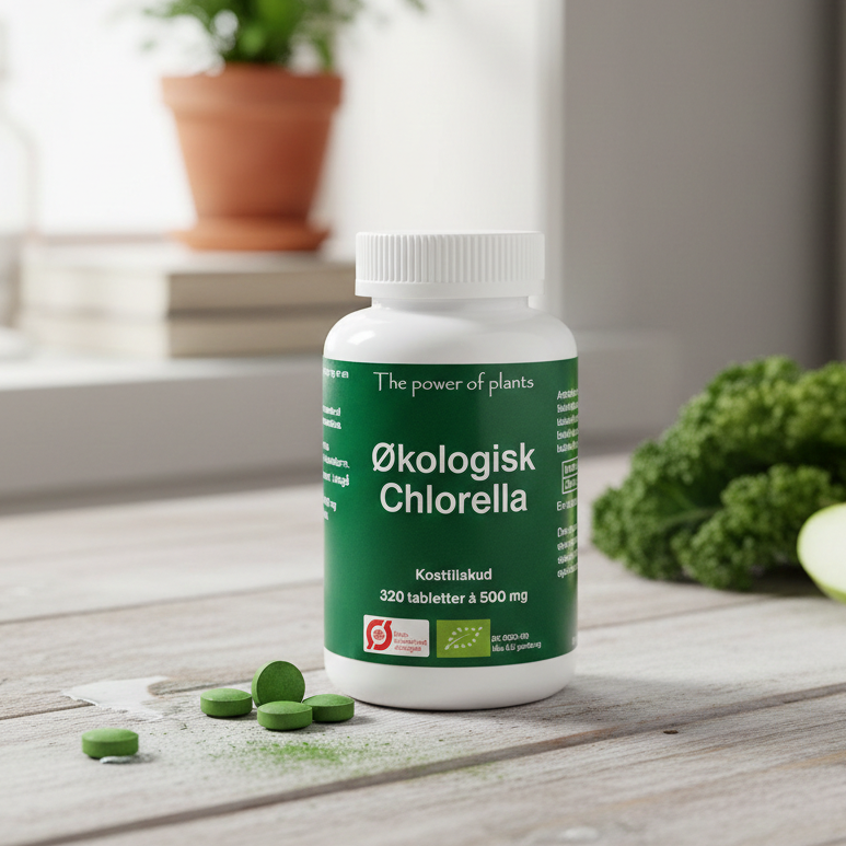 The Power of Plants - Chlorella - Økologisk - 320 tabeletter