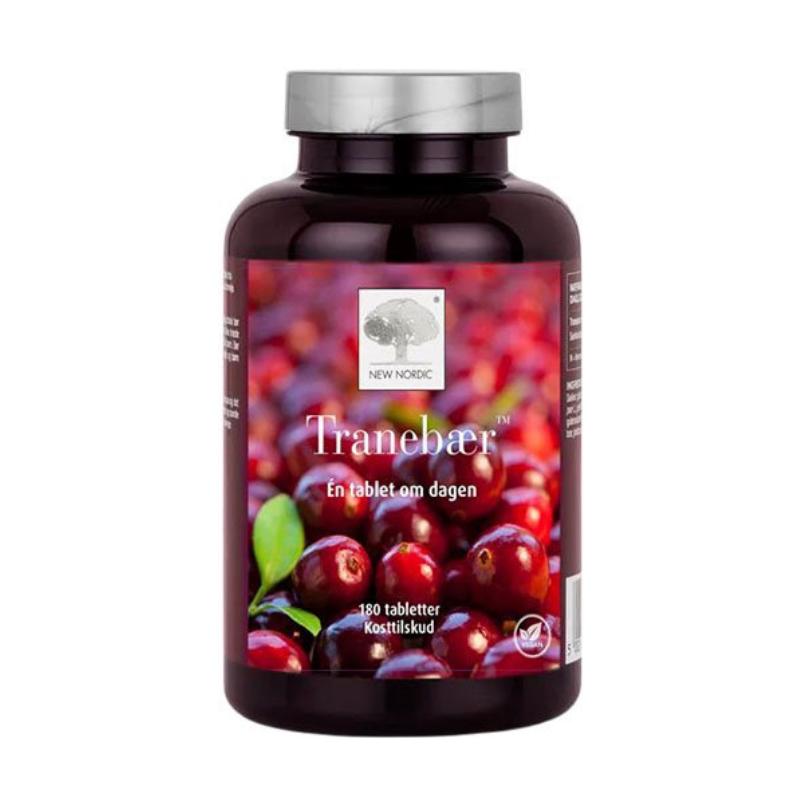 New Nordic - Tranebær Urinveje - 180 kapsler