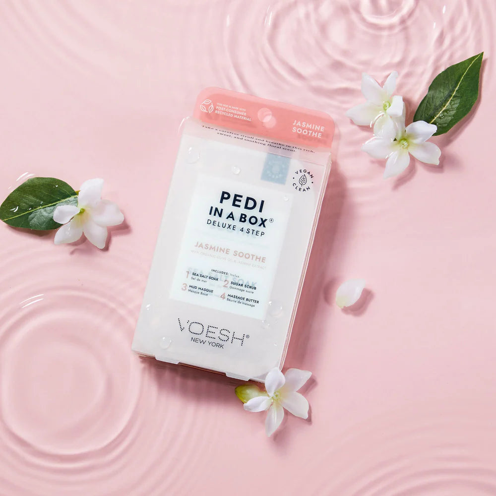 Voesh - Pedi in a Box (4 Step) Jasmine Soothe fodbad