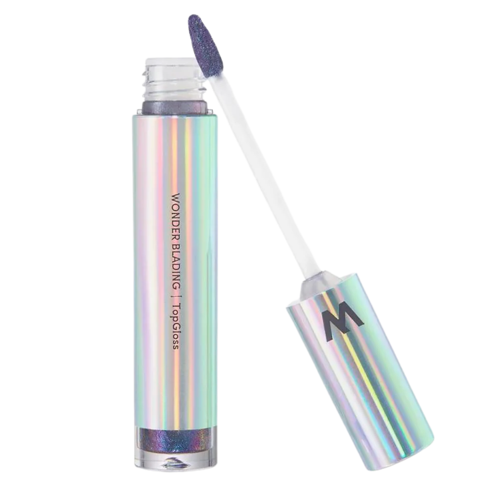 Wonderskin - Blading Top Gloss - Blue Glitter