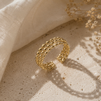 Wolff Jewelry - Mini Boble Ring - 18 karat guldbelagt