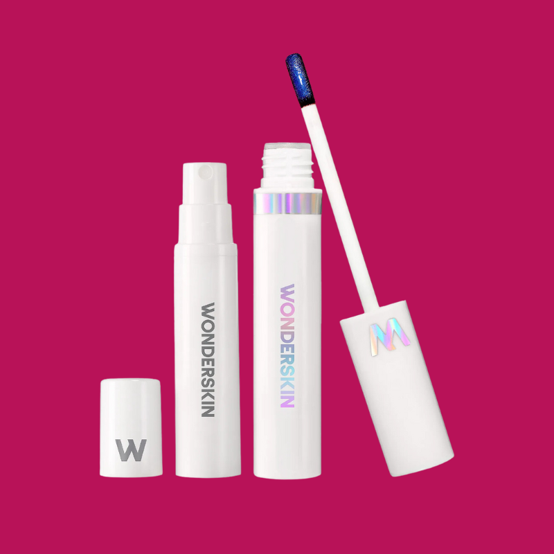 Wonderskin - Wonder Blading All-Day Lip Stain- Darling (Bright Plum) KIT
