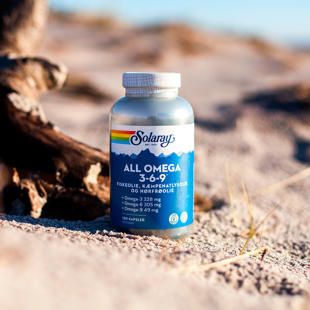 Solaray -  All Omega 3-6-9 - 90 kapsler