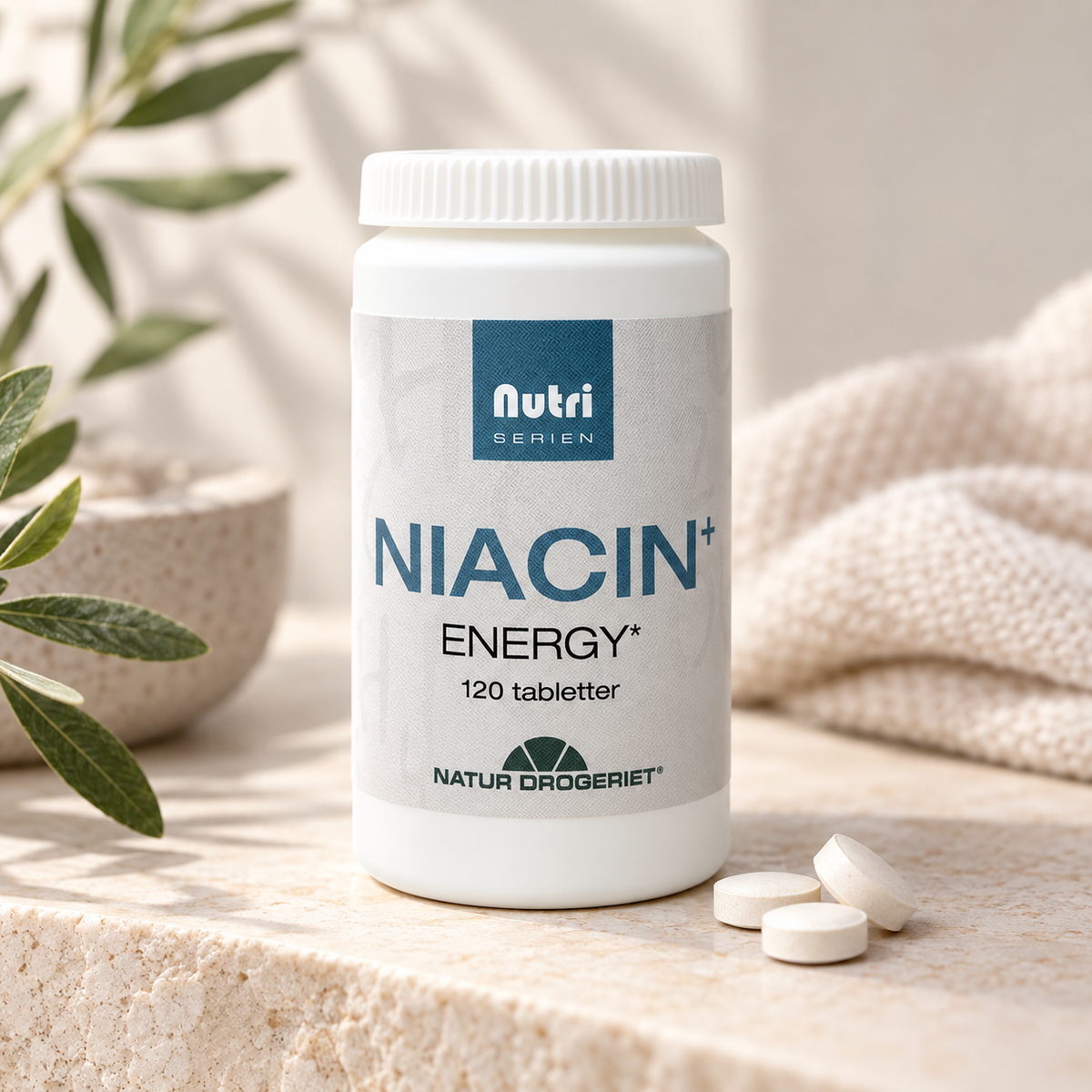 Natur-Drogeriet  - Niacin+ Energy - 120 stk