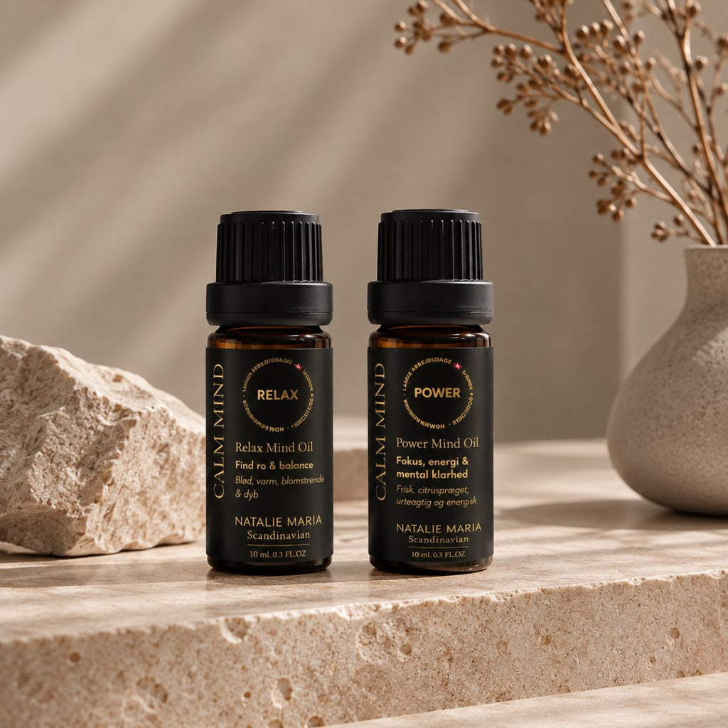 Forudbestilling | Calm Mind - Power & Relax mind oil - 2 x 10 ml