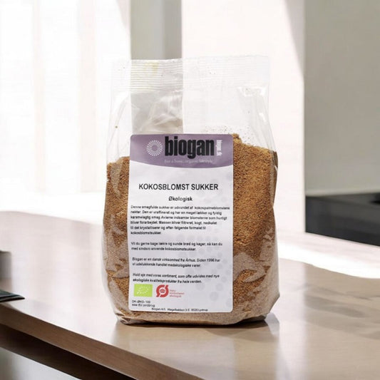 BIOGAN - ØKOLOGISK KOKOSBLOMST SUKKER - 500 g.