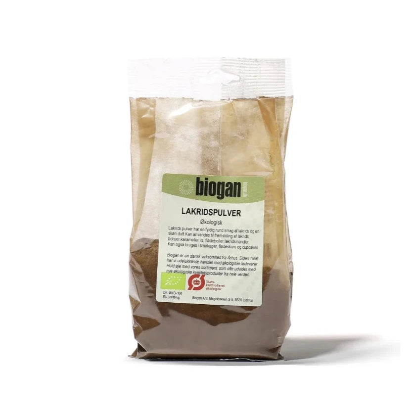 Biogan - Lakridspulver økologisk - 100 g.